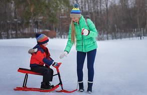 Kids are having fun at Winter