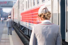 Russia Railway Train girl