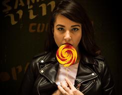 Girl In Candy Bar
