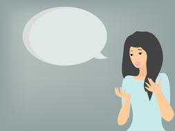 symbol of girlish conversations