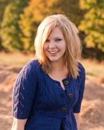 blond Girl Senior People