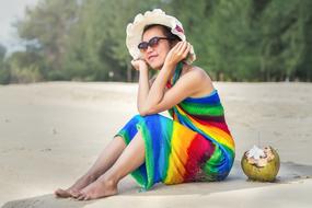 Bali Beach Caucasian People The