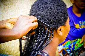 Braid African Girl Black Beautiful