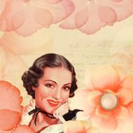 background soft rose petals lady