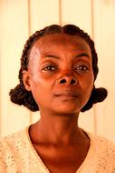 portrait of Woman in Madagascar Africa