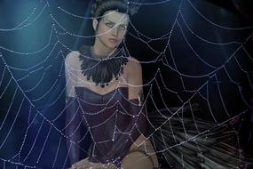 woman on the web as surrealism