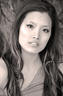 Portrait of asian Woman face