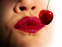 cherry for red lips