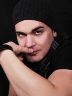 man Modeling Pose