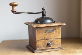 coffee grinder as an antique