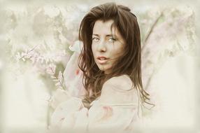 female young beauty portrait