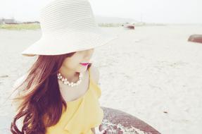 Girl at Summer beach