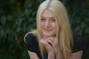 blond Woman Young Face