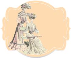 1920 old label ladies checkers