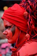 Woman Carnival Decoration Face