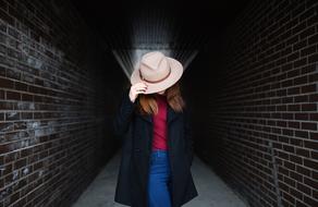 Girl Beauty pink hat