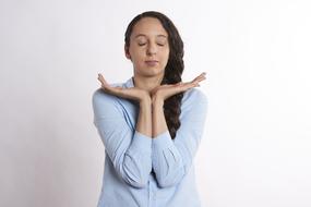 Thoughtful Zen Meditation girl