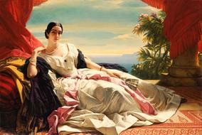 oil painting by Franz Winterhalter
