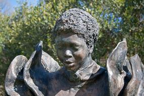 park Figure Woman Statue