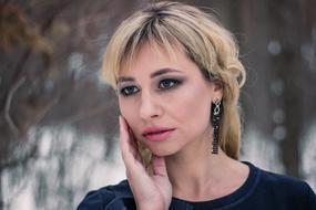 Portrait Person in forest