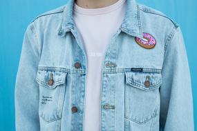 Blue Denim menâs Jacket