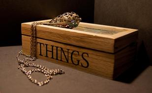 Jewelry in Wooden Box