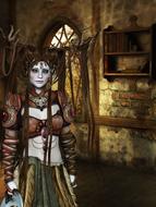 fantasy surreal dark woman