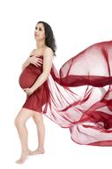Woman Beautiful red dress