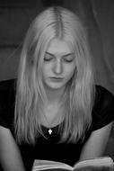 Young Woman Reading