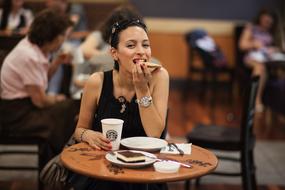 Woman Model Food