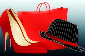 clothing, felt hat, shopping