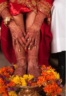 henna for bride in india