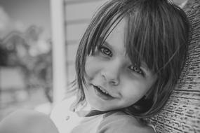 monochrome photo of Boy Model Young