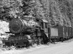 old Train Locomotive Engine