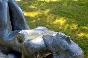 Art Statue Figure of woman lying