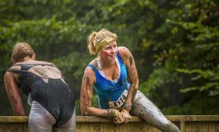 Lady Woman Obstacle Run