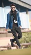 Stylish Boy Man Outdoors