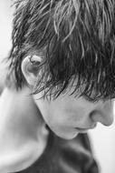 Model Portrait Black And White