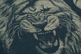 lion Al Fabric Pattern