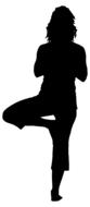 female girl pose silhouette woman