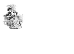 sitting lady as an illustration