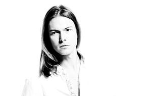 Black And White Lofty Portrait of man face