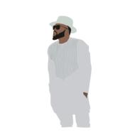 fashion african man model
