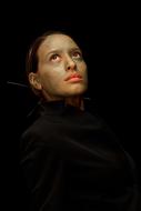 Fashion Shoot of Model Paint