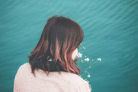 Girl Sea Sad