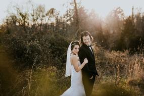 Nature Trees and man, woman