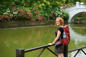 Tourist Backpack Navigator