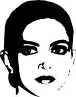 woman female portrait face girl