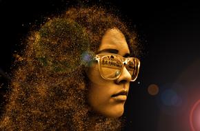 Portrait of Woman with sunglasses