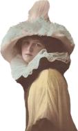 woman lady hat vintage 1920